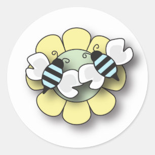 Adesivo Baby Bee Twin Boys Sticker