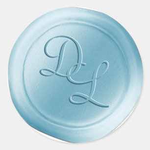 Adesivo Baby Blue 2 - Letra Monogramx Seal