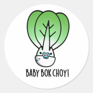 Adesivo Baby Bok Choy Engraçado Veggie Pun