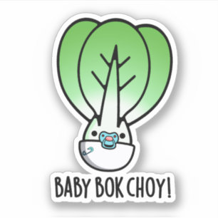 Adesivo Baby Bok Choy Engraçado Veggie Pun