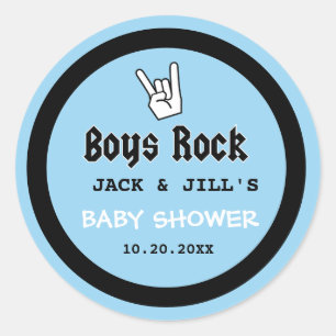 ADESIVO BABY BOY CHÁ CONCERT TICKET