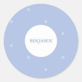 Adesivo Baby Boy Hebraico Nomeando Cerimônia Judaica