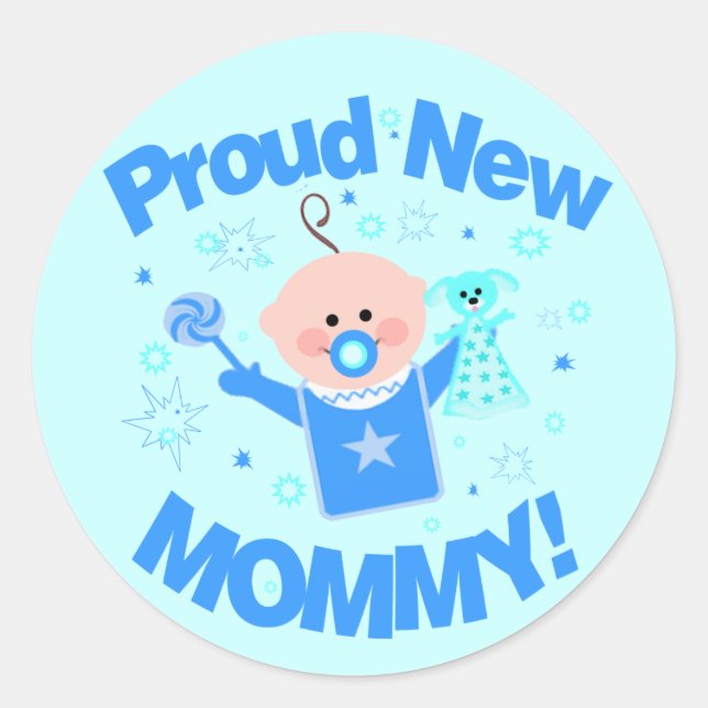 Adesivo Baby Boy Orud Mamãe Sticker (Frente)