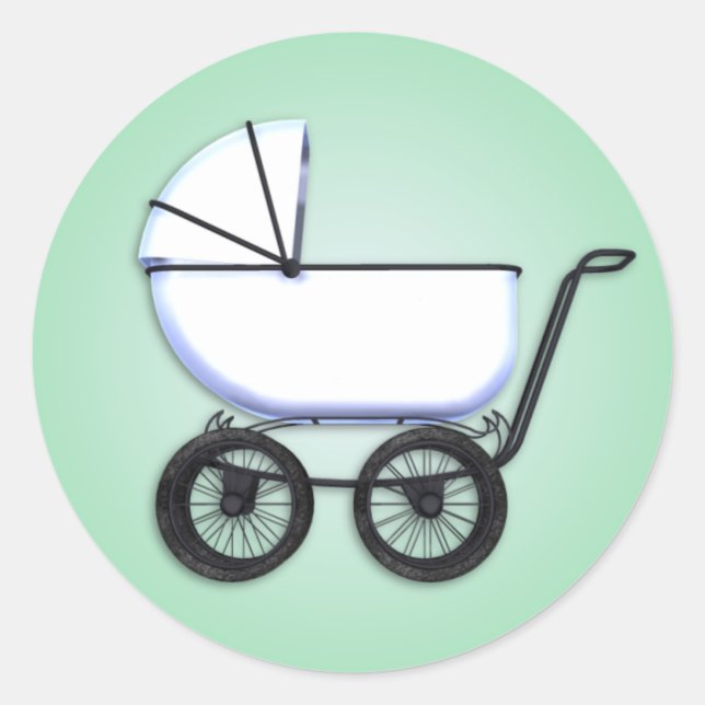 Adesivo Baby Buggy Green Sticker (Frente)