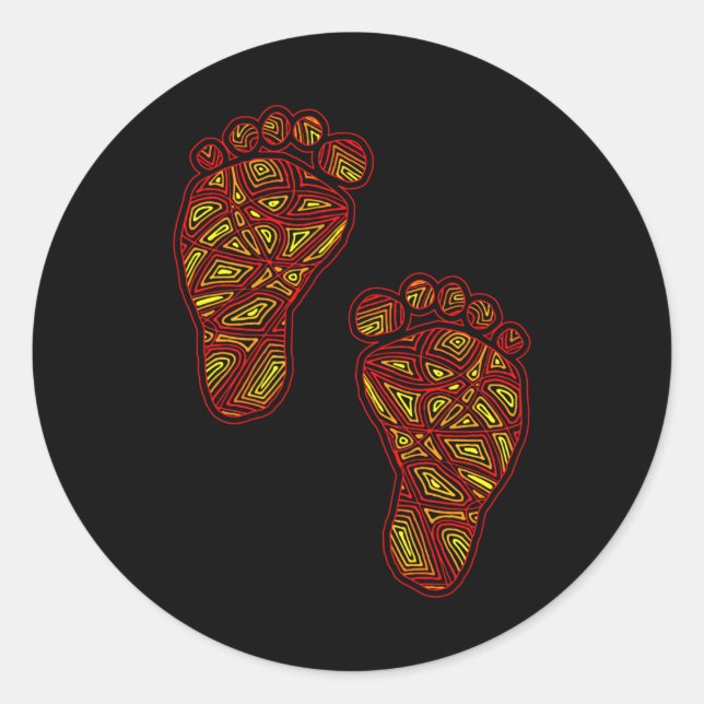 Adesivo Baby Footprints (Frente)