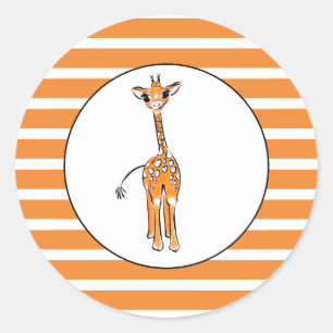 Adesivo Baby Giraffe