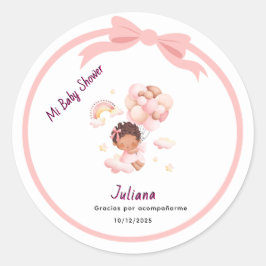 Adesivo Baby Girl stiker editable