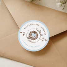 Baby Is Brewing Desenhado à Mão