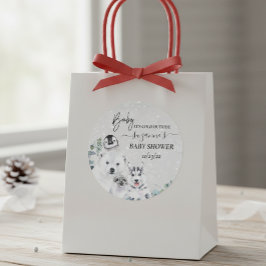 Adesivo Baby It's Fold Outside Artic Animal Chá Winter