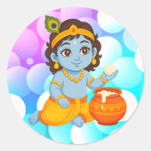 Adesivo Baby Krishna