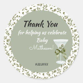 Adesivo Baby Martini 'tini-um'