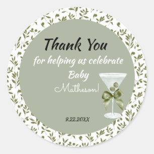 Adesivo Baby Martini 'tini-um'