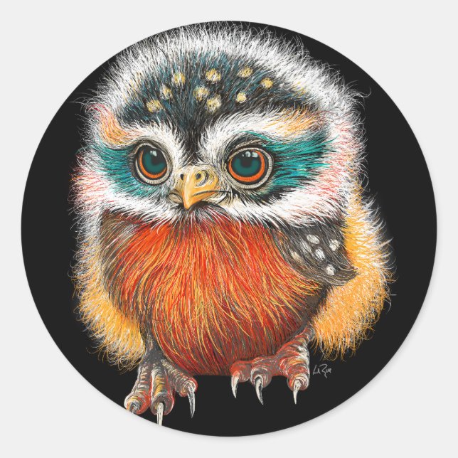 Adesivo Baby Owl Art (Frente)