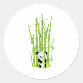 Adesivo Baby Panda in Bamboo Forest