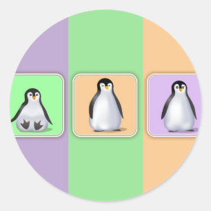 Adesivo Baby Penguins