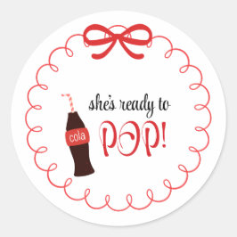 Adesivo Baby Soda Ready to POP Round Sticker