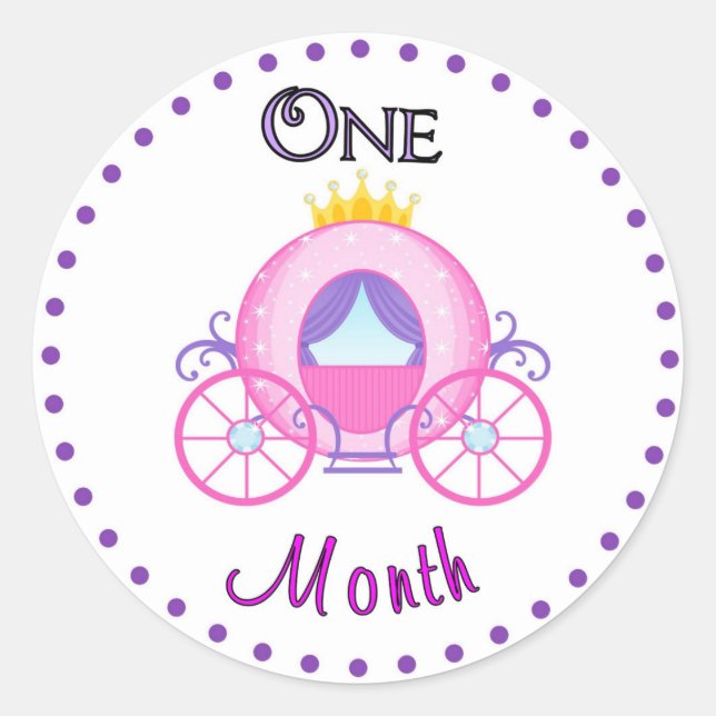 Adesivo Baby Sticker Personalizado Mensalmente (Frente)