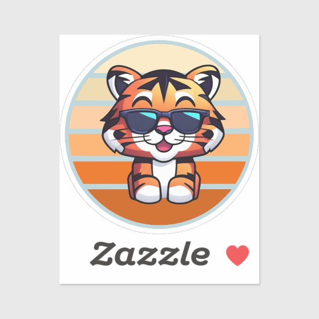 Adesivo baby tiger (Folha)