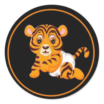 Baby Tiger com Fralda
