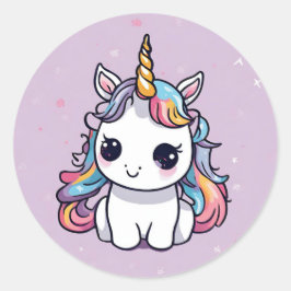 Adesivo Baby Unicorn Party Favor Stickers