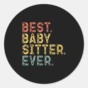 Adesivo Babysitter Roupas Uni-adulto Retro Vintage B