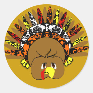 Adesivo babyturkeycolor damaskcircles