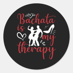 Adesivo Bachata Dança É Minha Terapia Latim Bachater