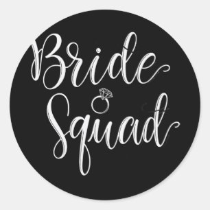 Adesivo Bachelorett do Partido Bridal Squad do Esquadrão d