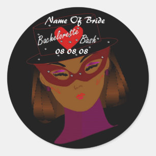 Adesivo "Bachelorette Bash" - Personalizável