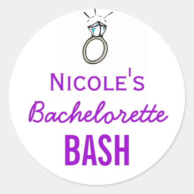 Adesivo Bachelorette Bash Stickers (Frente)