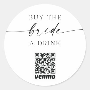 Adesivo Bachelorette QR Code Comprar Noiva A Bebida