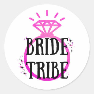 Adesivo Bachelorette Ring Bride do Festa Rosa Hen