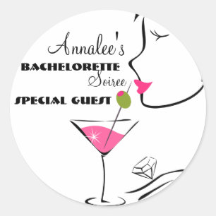 Adesivo Bachlorette Martini