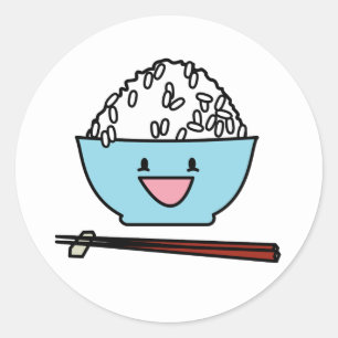Adesivo Bacia feliz de carburadores dos chopsticks do