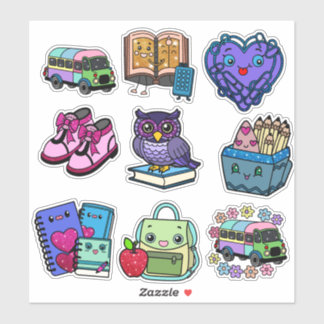 Adesivo ✏️ Back-to-School Magic: Colorful Sticker Collecti