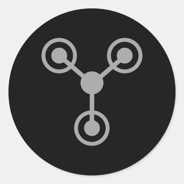 Adesivo Back to the 80's by Time Travel Machine (Frente)