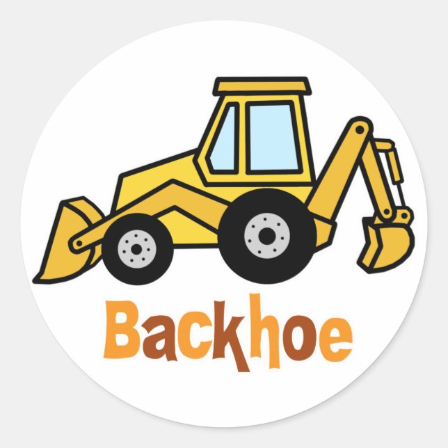 Adesivo Backhoe (Frente)