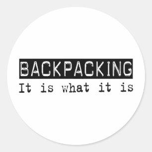 Adesivo Backpacking o é
