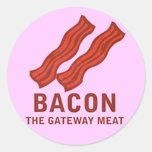 Adesivo Bacon, A Carne Do Gateway (Frente)