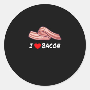 Adesivo BACON amo Bacon Funny Bacon