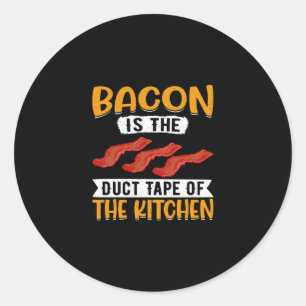 Adesivo Bacon é a fita adesiva da carne de porco da cozinh