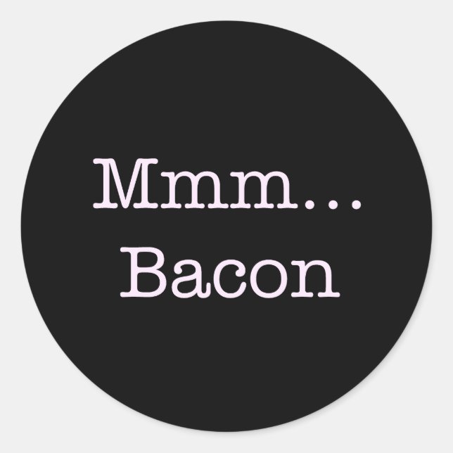 Adesivo Bacon Mmm (Frente)