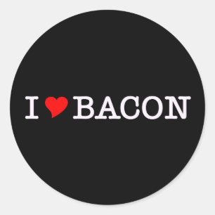 Adesivo Bacon que eu amo