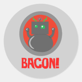 Adesivo Bacon Robot
