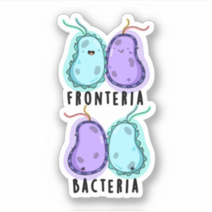 Adesivo Bacteria Fronteria Bacteria Picante