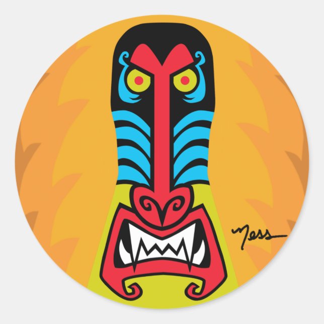 ADESIVO BAD BABOON STICKER (Frente)