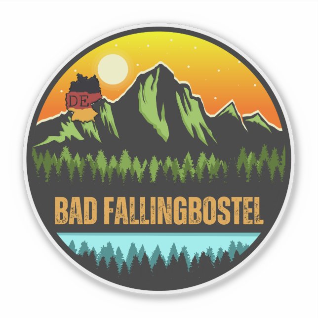 Adesivo Bad Fallingbostel, Alemanha (Frente)