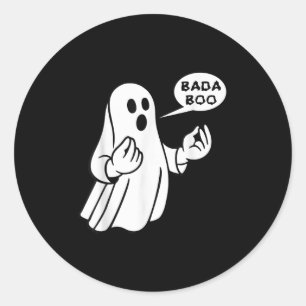 Adesivo Bada Boo Fantasma Italiano Camiseta Divertida de H