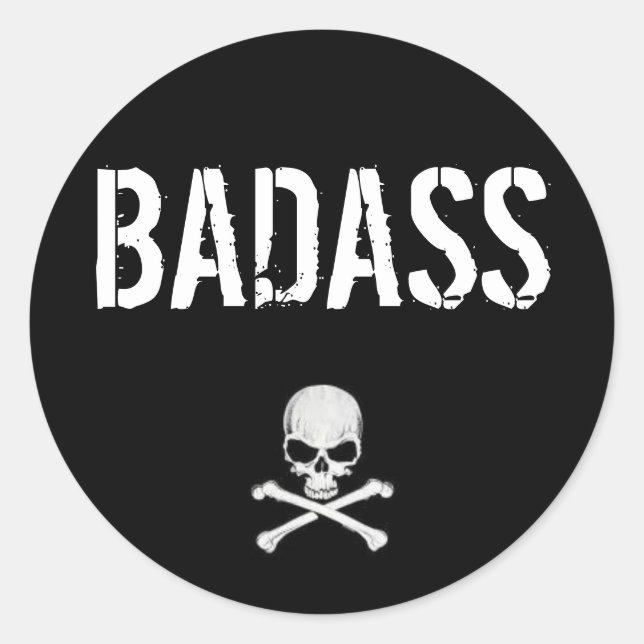 ADESIVO BADASS (Frente)