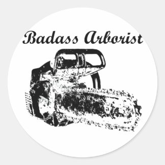 Adesivo Badass Arborist - Chainsaw